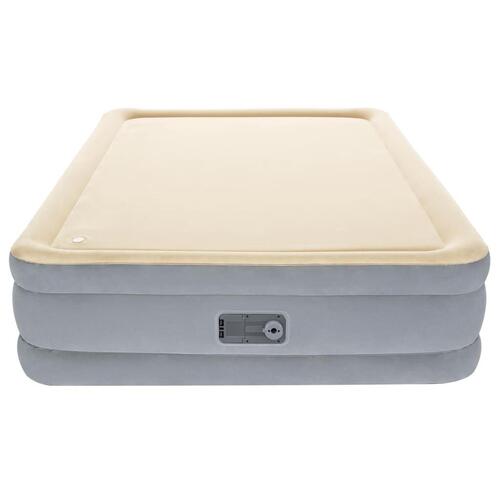 luftmadras med indbygget pumpe 203x152x46 cm