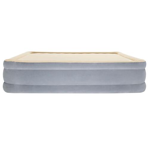 luftmadras med indbygget pumpe 203x152x46 cm