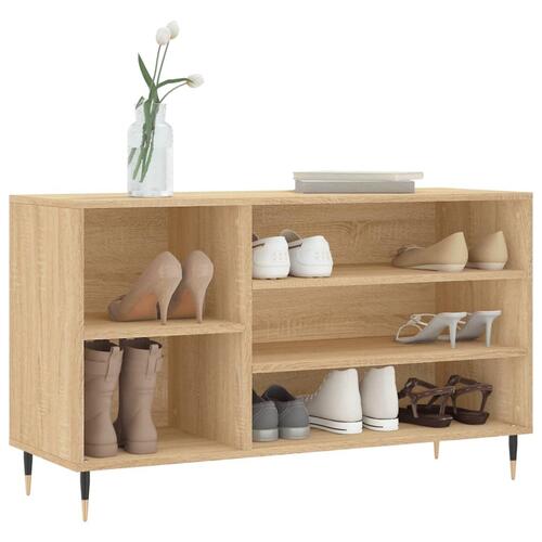 Skoreol 102x36x60 cm konstrueret træ sonoma-eg