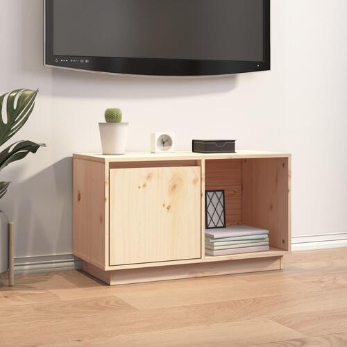 Tv-bord 74x35x44 cm massivt fyrretræ