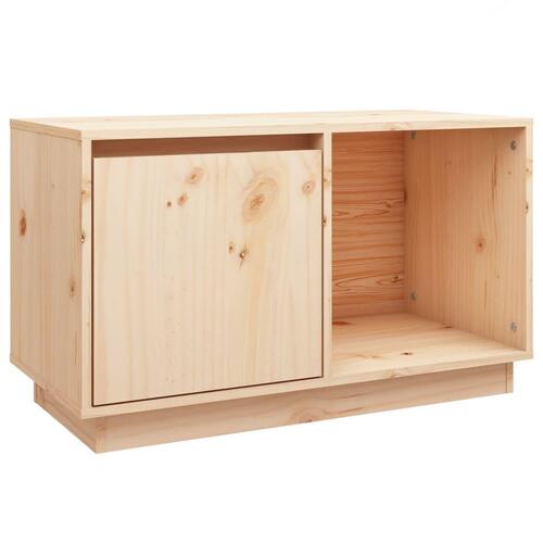 Tv-bord 74x35x44 cm massivt fyrretræ