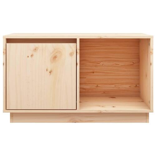 Tv-bord 74x35x44 cm massivt fyrretræ