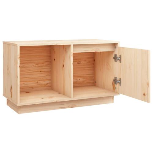 Tv-bord 74x35x44 cm massivt fyrretræ