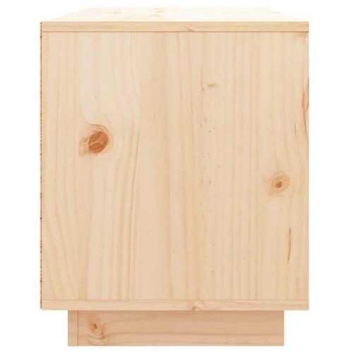 Tv-bord 74x35x44 cm massivt fyrretræ