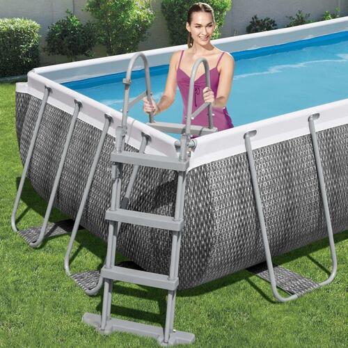 Bestway Flowclear poolstige med 4 trin 107 cm