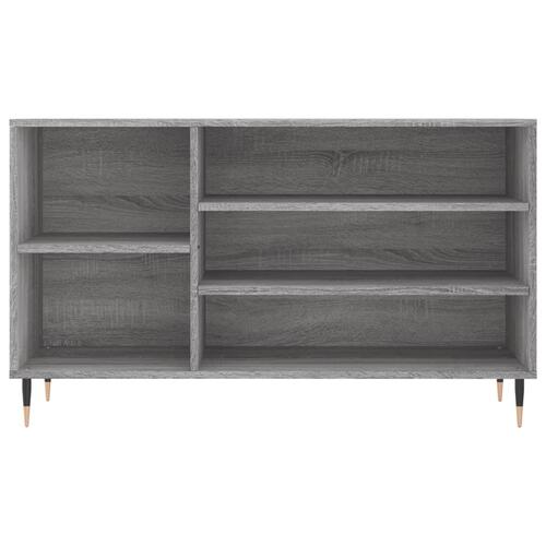 Skoskab 102x36x60 cm konstrueret træ grå sonoma-eg
