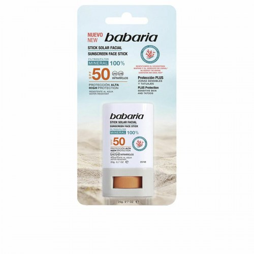 Solcreme ansigt SPF 50 - Babaria Solar Stick Facial 20 g