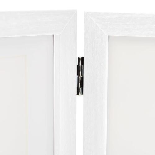 Folderamme til 3 billeder 22x15 cm + 2x(10x15 cm) hvid