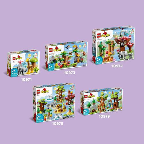 Playset Lego DUPLO African Wild Animals, 10 Dele