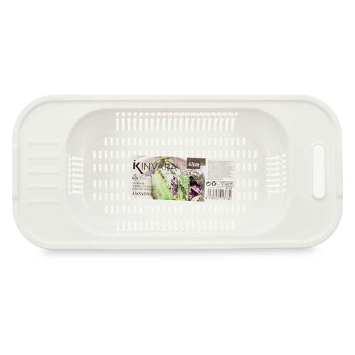 Dræner Hvid Plastik 47 x 9,5 x 22 cm (24 enheder)