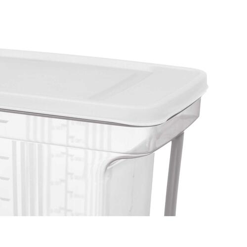 Køleskabsordner Grå Gennemsigtig Plastik 2,5 L 20,5 x 17 x 13 cm (24 enheder)