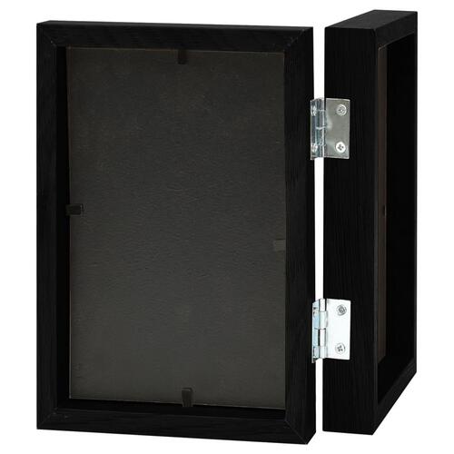 Folderamme til 2 billeder 2x(21x29,7 cm) sort