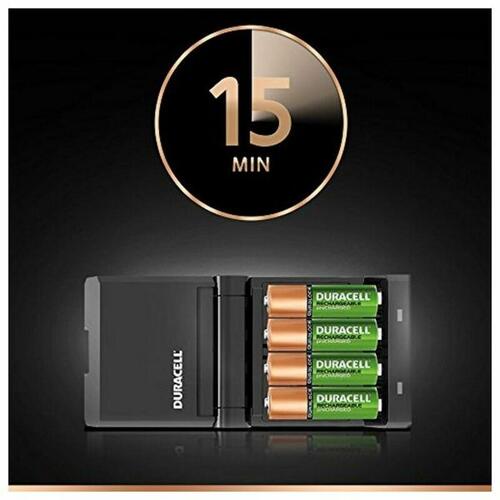 Oplader + genopladelige batterier DURACELL CEF27 2 x AA + 2 x AAA 1700 mAh 750 mAh (1 enheder)