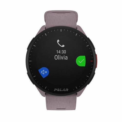 Smart Watch med skridttæller Running Polar Pacer 45 mm Lilla