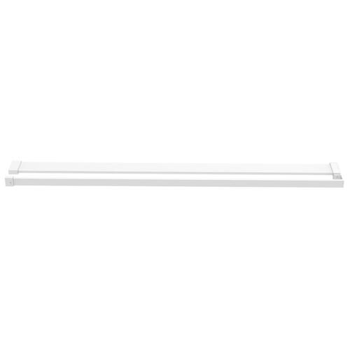 Brusehylde til brusevæg 115 cm aluminium hvid
