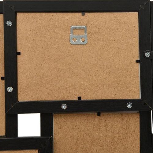 Collagebilledramme til væg 24x(13x18 cm) MDF sort