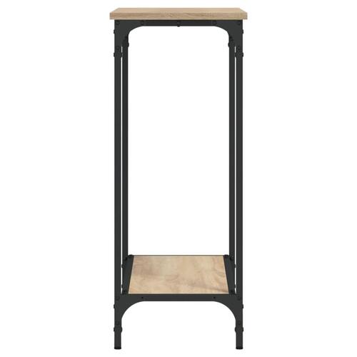 Konsolbord 75x30,5x75 cm konstrueret træ sonoma-eg