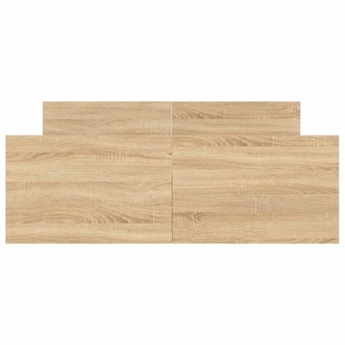 Sengeramme med gavl og fodgærde 120x190 cm - sonoma-eg