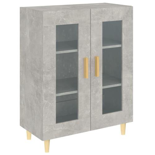 Skænk 69,5x34x90 cm konstrueret træ betongrå
