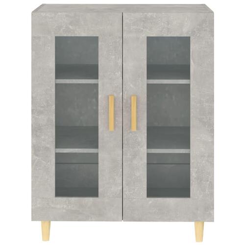 Skænk 69,5x34x90 cm konstrueret træ betongrå