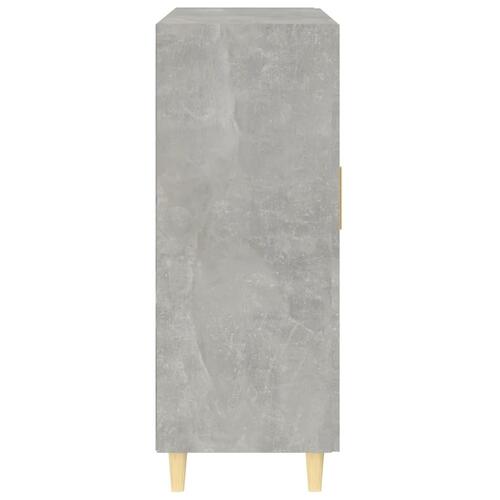 Skænk 69,5x34x90 cm konstrueret træ betongrå
