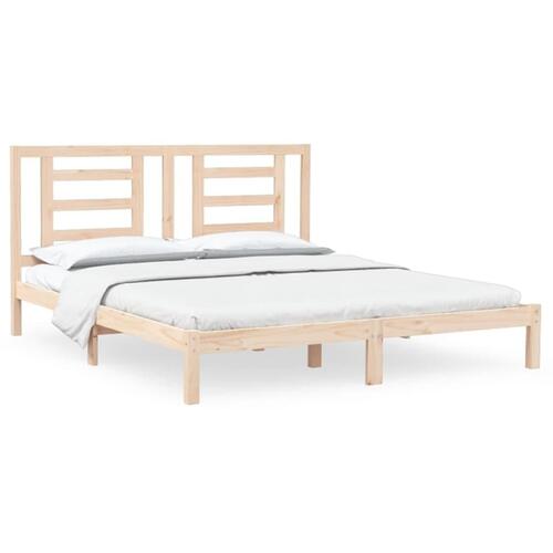 Sengeramme 180x200 cm massivt fyrretræ