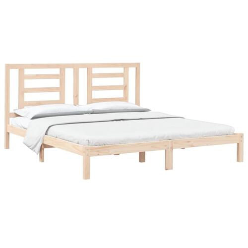 Sengeramme 180x200 cm massivt fyrretræ