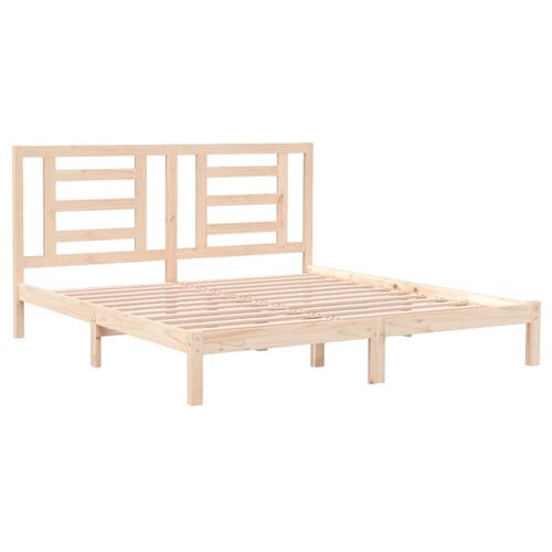 Sengeramme 180x200 cm massivt fyrretræ
