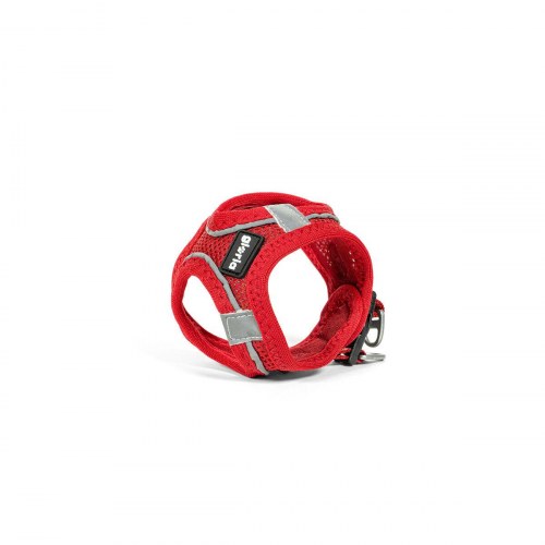 Gloria Hundesele Trek Star L - Rød (Hals 33,4-35 cm, Bryst 51-52 cm)