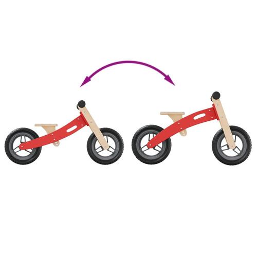 Løbecykel til børn rød