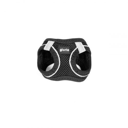 Hundesele Gloria Trek Star L - Sort (hals 33,4-35 cm, bryst 51-52 cm)
