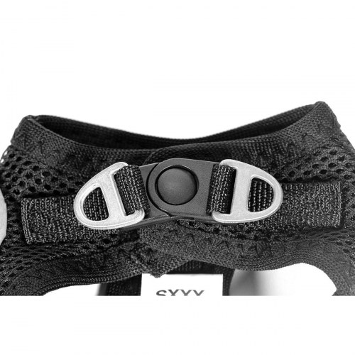 Hundesele Gloria Trek Star L - Sort (hals 33,4-35 cm, bryst 51-52 cm)