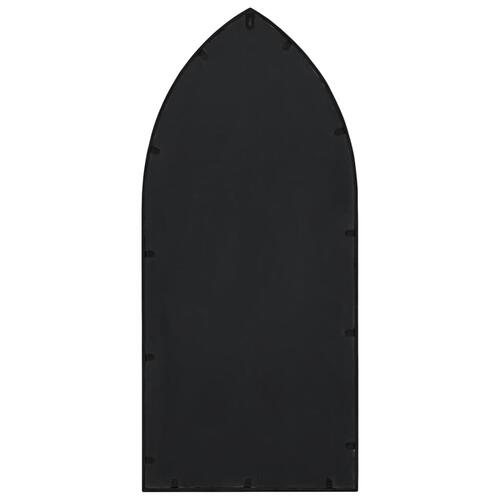 Spejl 100x45 cm jern sort