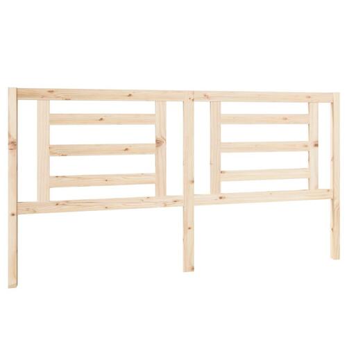 Sengegærde 186x4x100 cm massivt fyrretræ