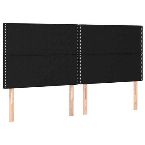 Sengeramme uden madras 180x200 cm stof sort