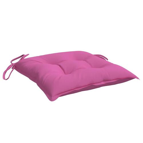Stolehynder 2 stk. 50x50x7 cm oxfordstof pink