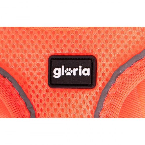 Gloria Hundesele Trek Star XS - orange (hals 27-28 cm, bryst 31-34,6 cm)