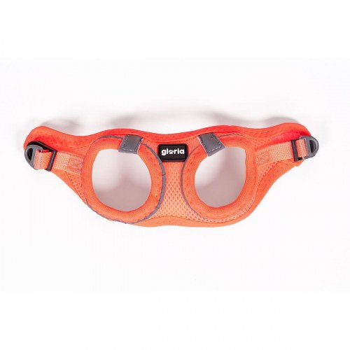 Gloria Hundesele Trek Star XS - orange (hals 27-28 cm, bryst 31-34,6 cm)