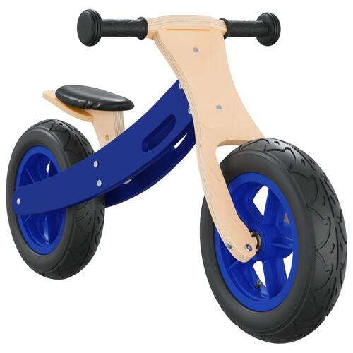 Løbecykel med luftdæk blå