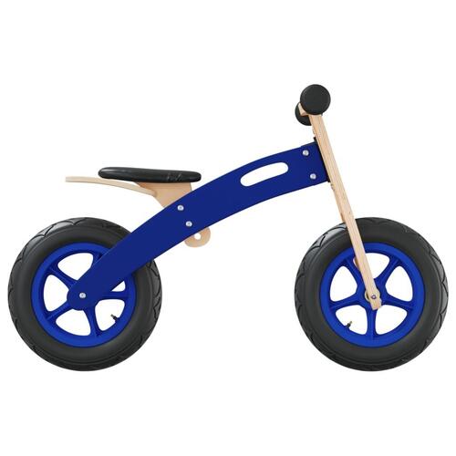 Løbecykel med luftdæk blå