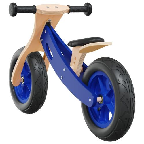 Løbecykel med luftdæk blå