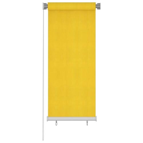 Udendørs rullegardin 60x140 cm HDPE gul