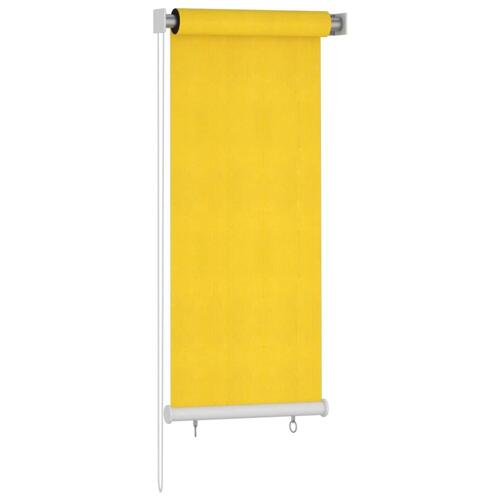 Udendørs rullegardin 60x140 cm HDPE gul