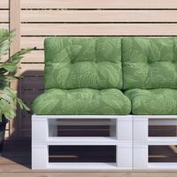 Pallehynde 50x40x12 cm stof bladmønster