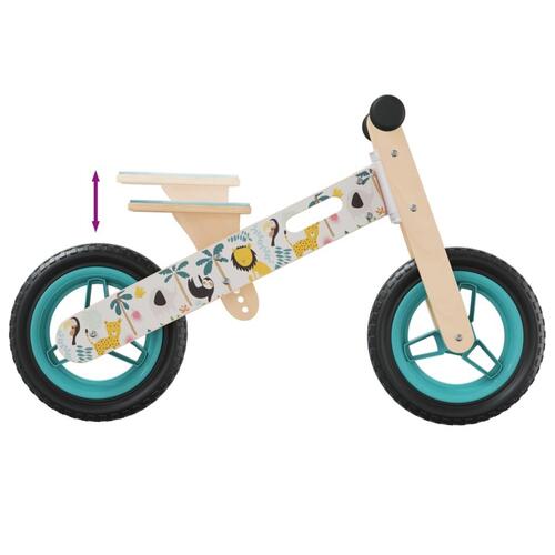 Løbecykel til børn print blå