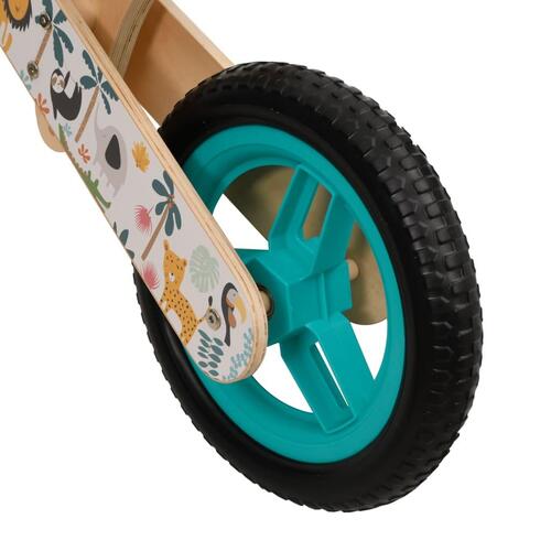 Løbecykel til børn print blå