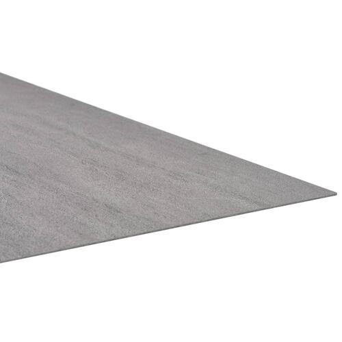 Selvklæbende PVC-gulvbrædder 5,11 m² stiplet grå