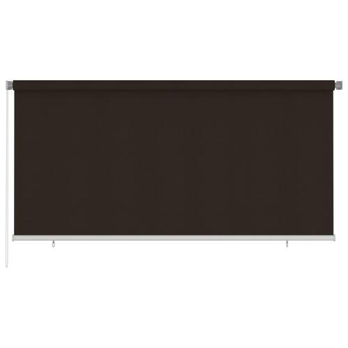 Udendørs rullegardin 300x140 cm HDPE brun