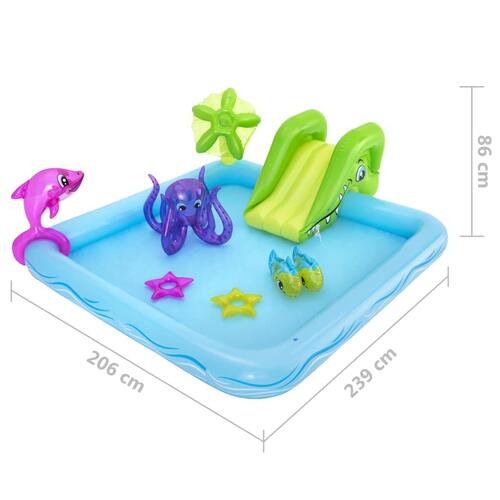 Bestway Fantastic Aquarium børnebassin 239x206x86 cm