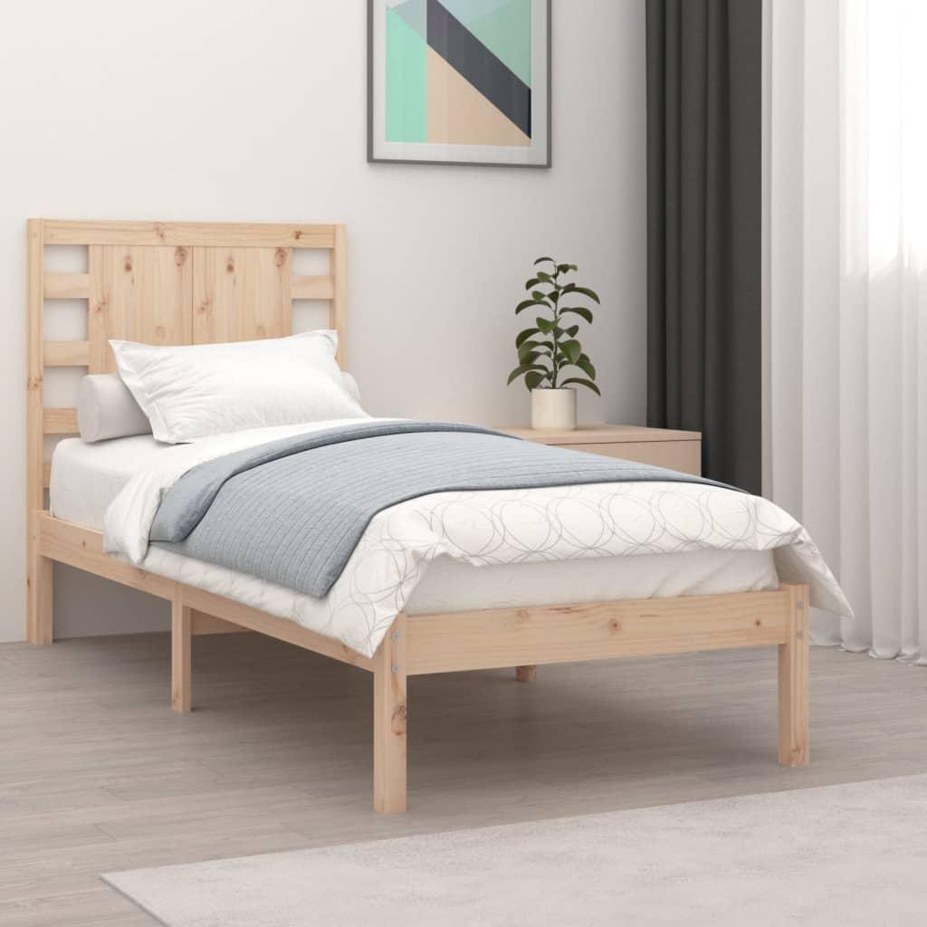 Sengeramme 90x190 cm massivt træ